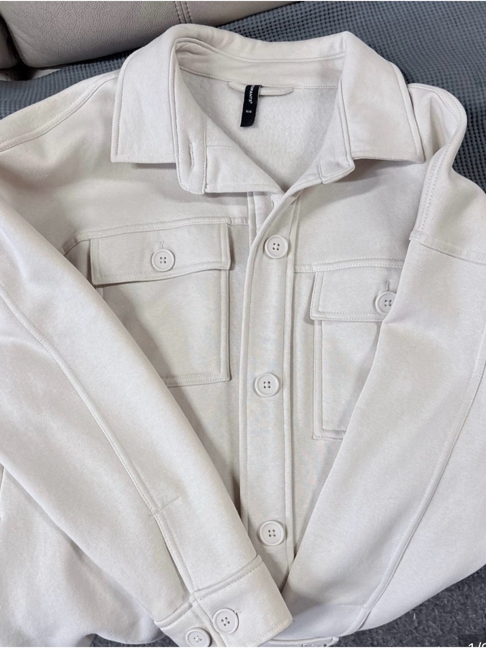 Cream Shacket / Button-Down
Jacket-Size Medium - Picture 2 of 2